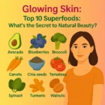 (GLOWINGH SKIN)ग्लोइंग स्किन के लिए टॉप 10 सुपरफूड्स